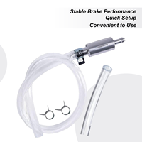 Brake Bleeding Hose Brake Fluid Bleeder Hose Single-Way Check Valve Tube Fluid Connector Replacement For Scooter Maintenance