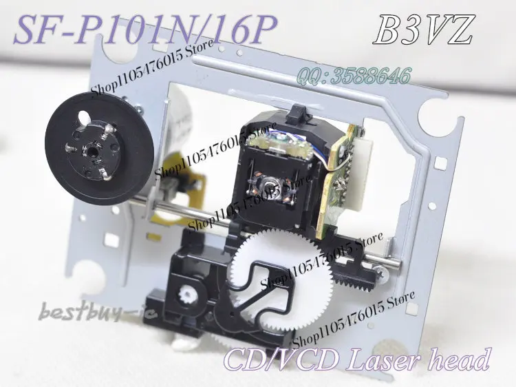 New Original SF-P101N 16Pin CD VCD Laser Head With Bead Turntable, Universal Replacement For Goldyip  CD Player Mechanism Parts