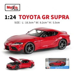 Maisto 1:24 Toyota GR Supra Static Die Cast Vehicles Collectible Model Car Toys