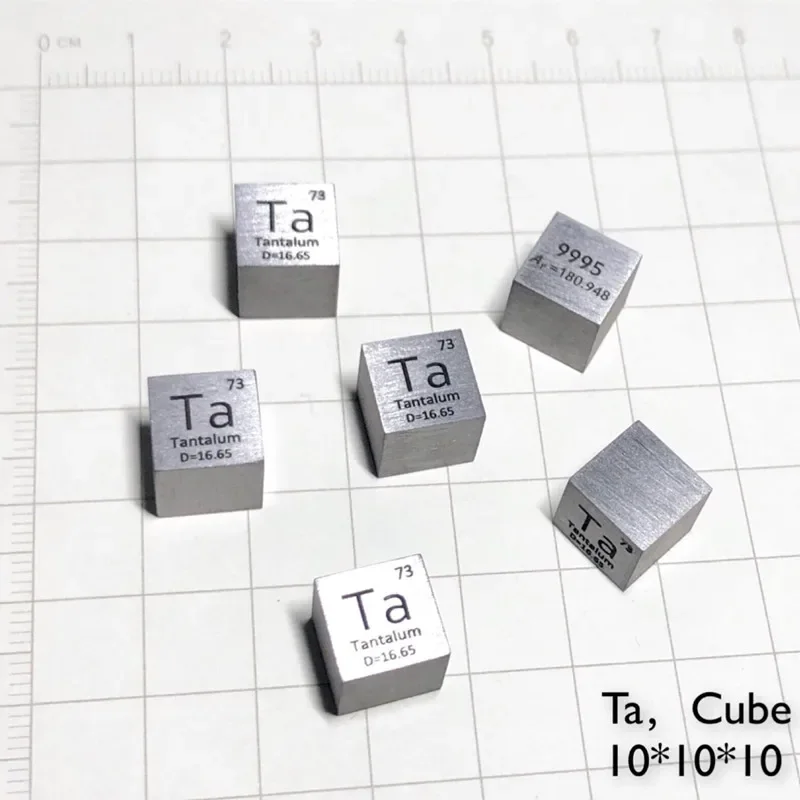 10mm Element Cube of Tantalum