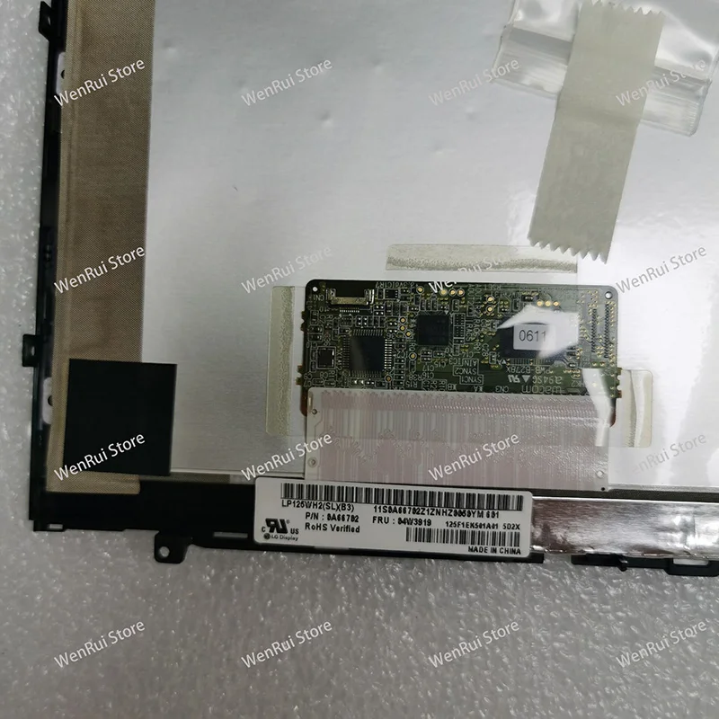 Imagem -03 - para Thinkpad X220i X220 X220t X230i X230 Tablet Portátil Tela de Toque Lcd 12.5 Multi com Moldura 40pin Lp125wh2 04w3991