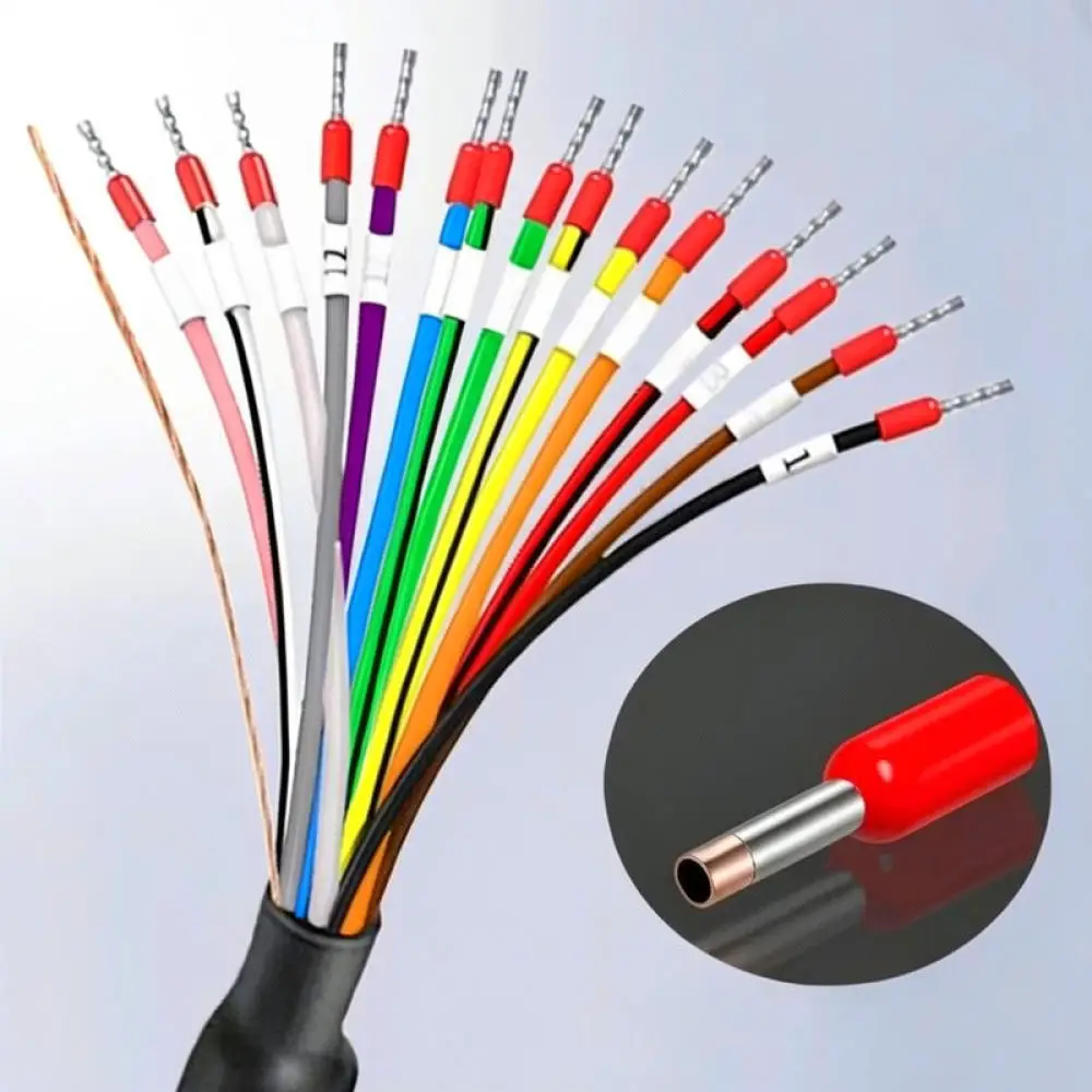 Industrial DB15 Data Cable 15 Pin Connector For Automation Control System PLC Wiring Harness With Integrated Numbered Tubes
