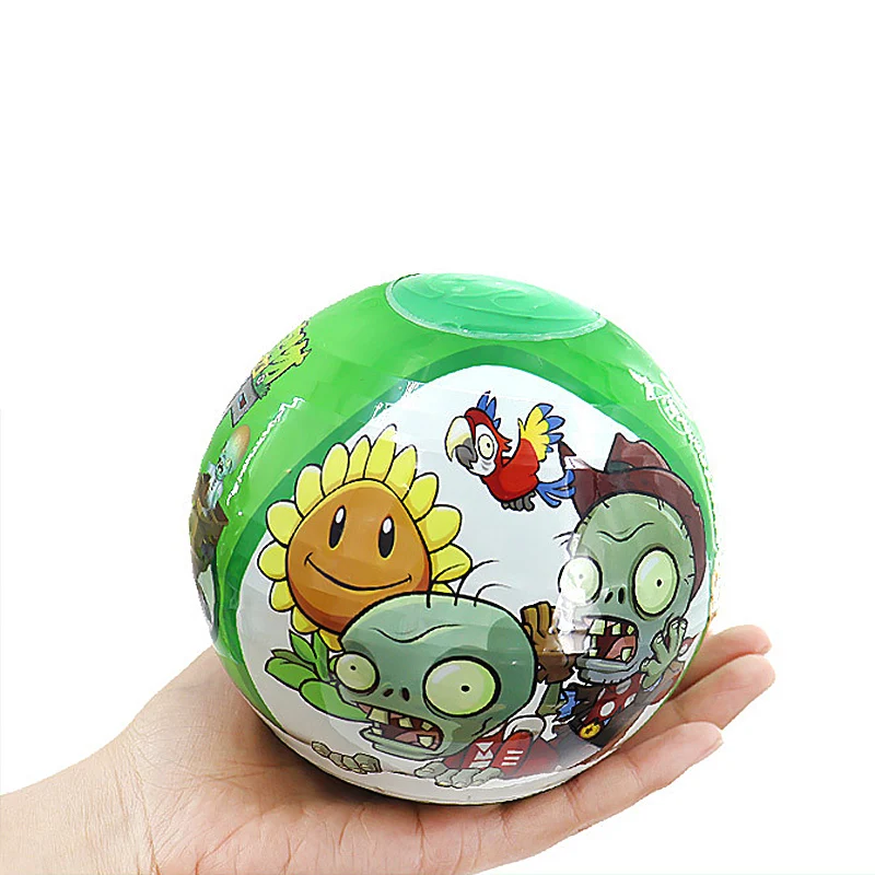 4 Styles Anime Plants vs. Zombies Toys Giant Capsule Blind Box Series Particle Assembly Building Blocks Children\'s Set Toys