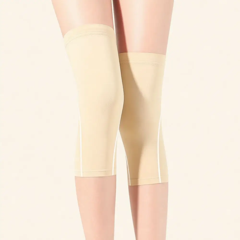 Soft Knee Compression Sleeve Brace Support Invisible Protection For Air Conditioning Indoor Running Fitness Knee Gear