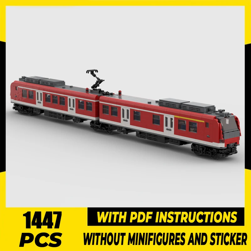 

Railway Train Moc Building Blocks German Railway Class 426 Model Technology Bricks DIY Assembly Holiday Construstion Toy Gifts