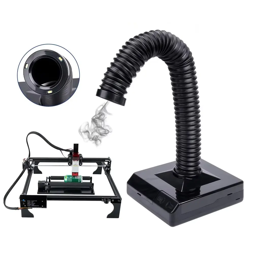 60W Laser Smoke Absorber Filter Metal Welding Fume Extractor Purifying Smoke for Laser Engraver Cutting Wood Burning 3D Printer