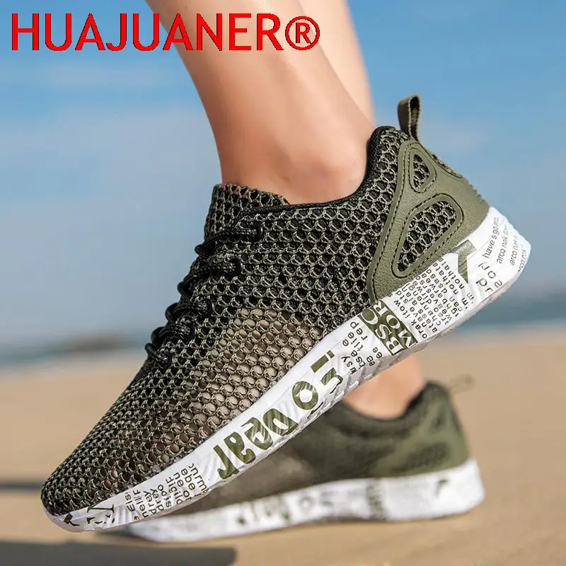 Men Aqua Shoes Breathable Trending Fashion Beach Quick Drying Water Shoe Outdoor Fishing Summer Shoes Water Sneakers comfortable