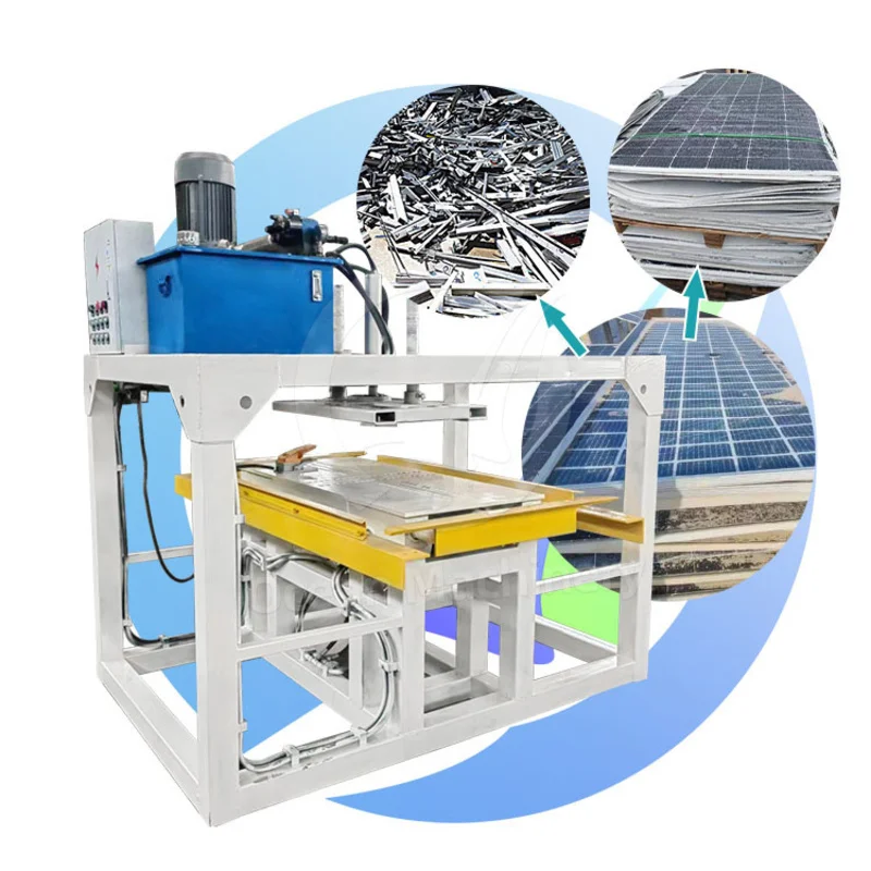 Glass Liberation Machine With Trade Assurance OCEAN Removal Frame Dismantle Photovoltaic Solar Panel Recycle Machine