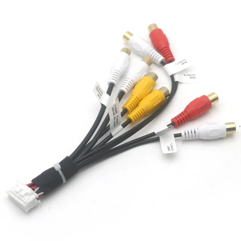 カーラジオ 16Pin 電源線 リアフロントビューカメラ サブウーファー