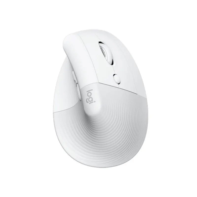 Вертикальная эргономичная мышь Logitech Lift, беспроводная Bluetooth, 6 кнопок, офисная мышь, игровая мышь 4000 точек на дюйм для ноутбука/ПК/Mac/iPad