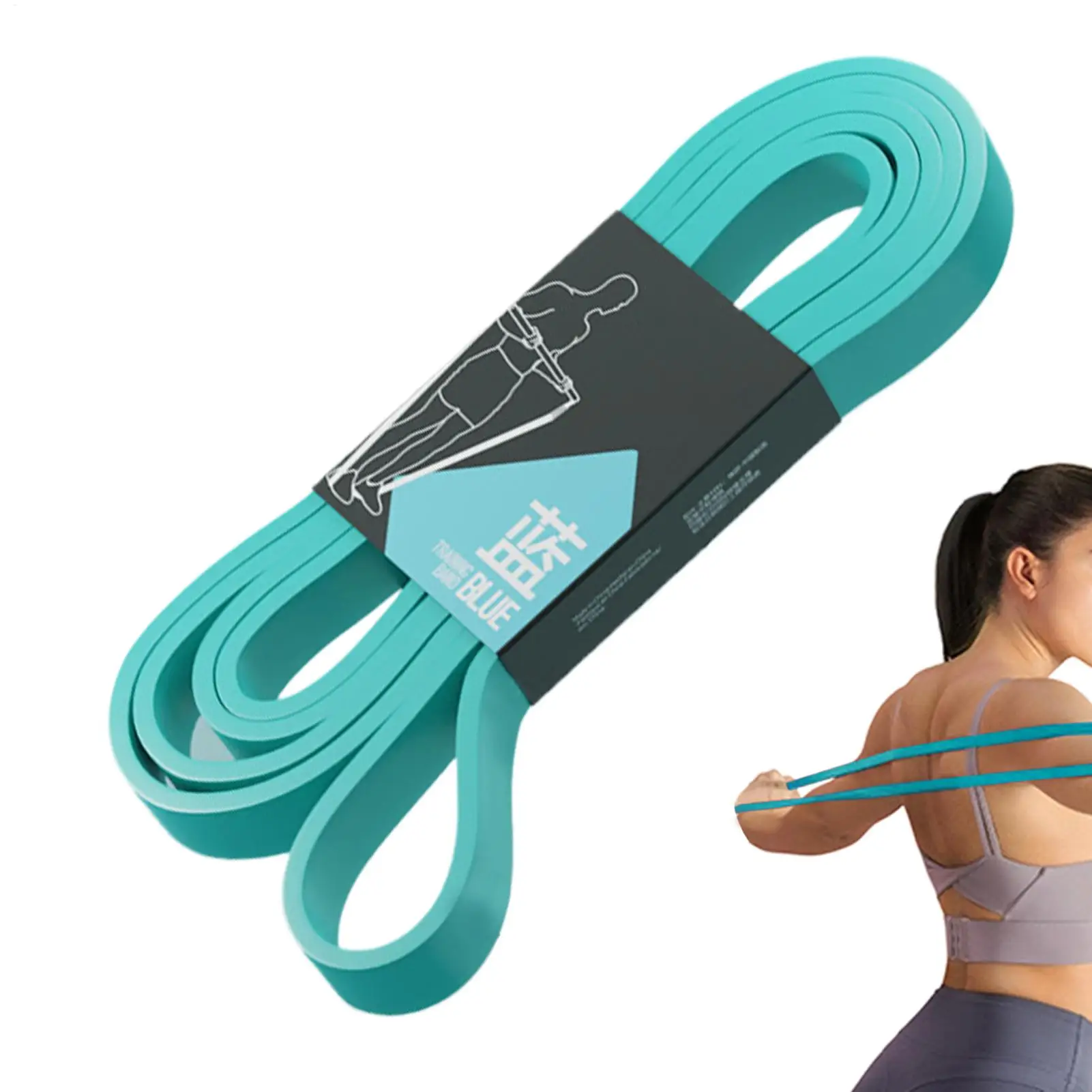 Workout Resistance Bands Elastic Stretching Strength Training Pull Up Elastic Bands For Exercise For Women Men Home Gym Pilates