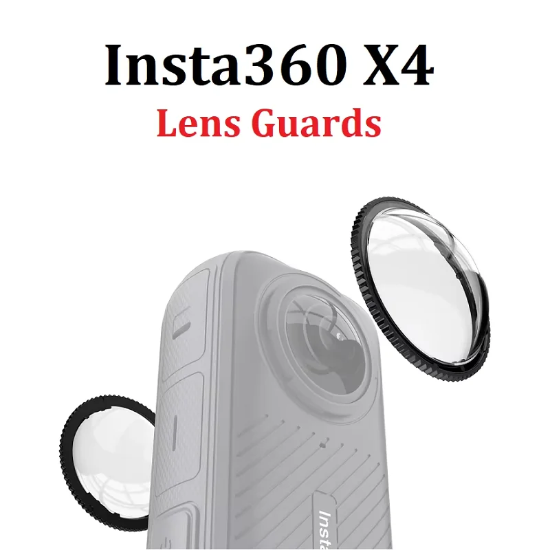 Insta360 X4 Standard Lens Guards For Insta 360 X4 High Quality Protector Lens Cap Screen Film Accessories