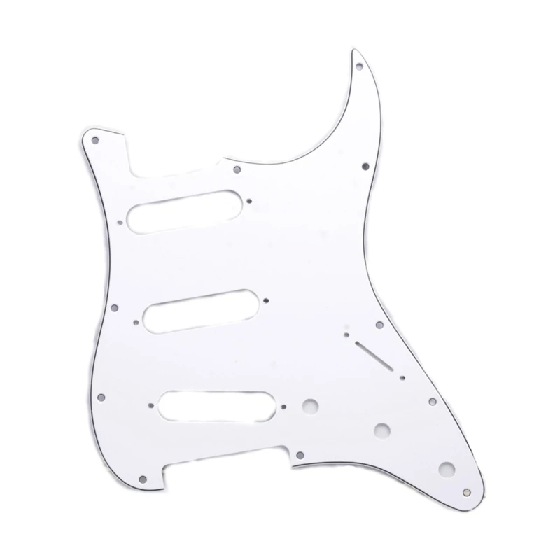 1Pc 3Ply S+S+S 11 Holes . Electric Guitar Pickguard Scratch Plate Pick Guards for US/Mexico Made Modern Guitar Parts