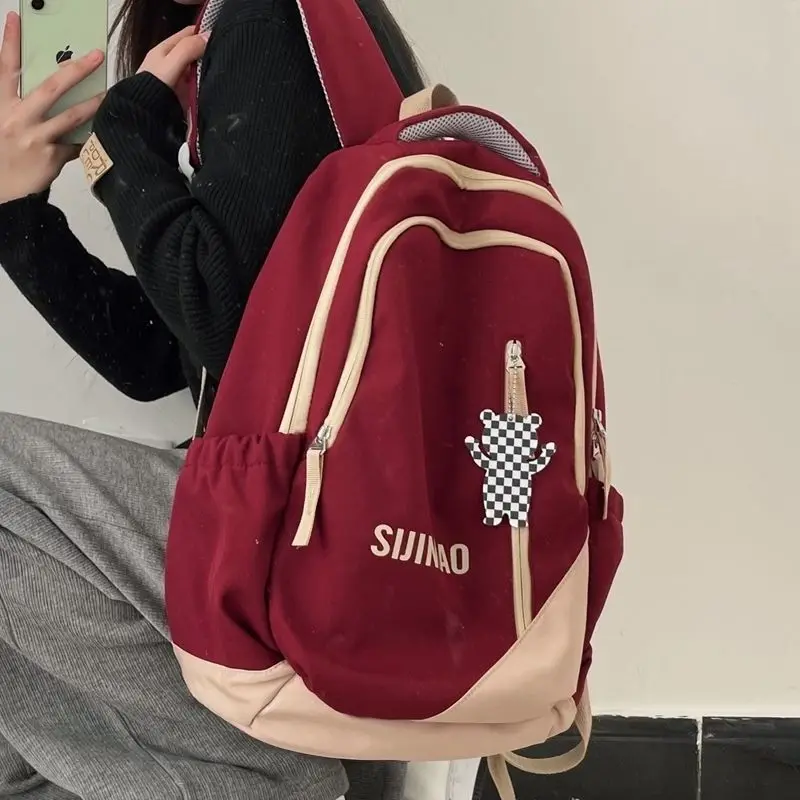 Mochila de nylon de grande capacidade para mulheres, mochila escolar para adolescentes, mulheres, estudantes, laptop, alta qualidade, novo, 2023