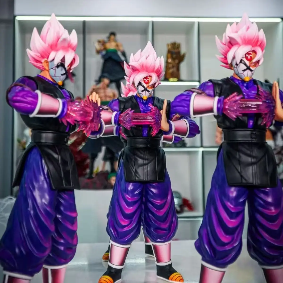 

ZW Statue Dragon Ball Z Zamasu Figure Black Goku Super Saiyan Pvc Action Figures 31cm/12.2inch Collection Model Toys Gifts