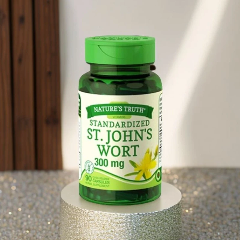 St. John's ekstrak wort tablet reseptor dopamin dewasa depresi produk perawatan kesehatan suplemen makanan