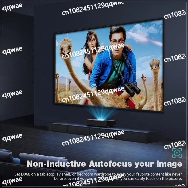 D068 6500 lumens Smart Android TV Projector high definition home theater video projector ultra short distance projector 4K