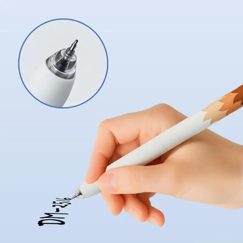 Retractable Office Pen 0.5mm Dark Fast Dry Technology Study Work Supplies