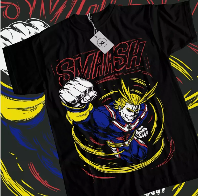 

All Might T-shirt Plus Ultra Boku No Hero Academia Anime Black Shirt All Shirt