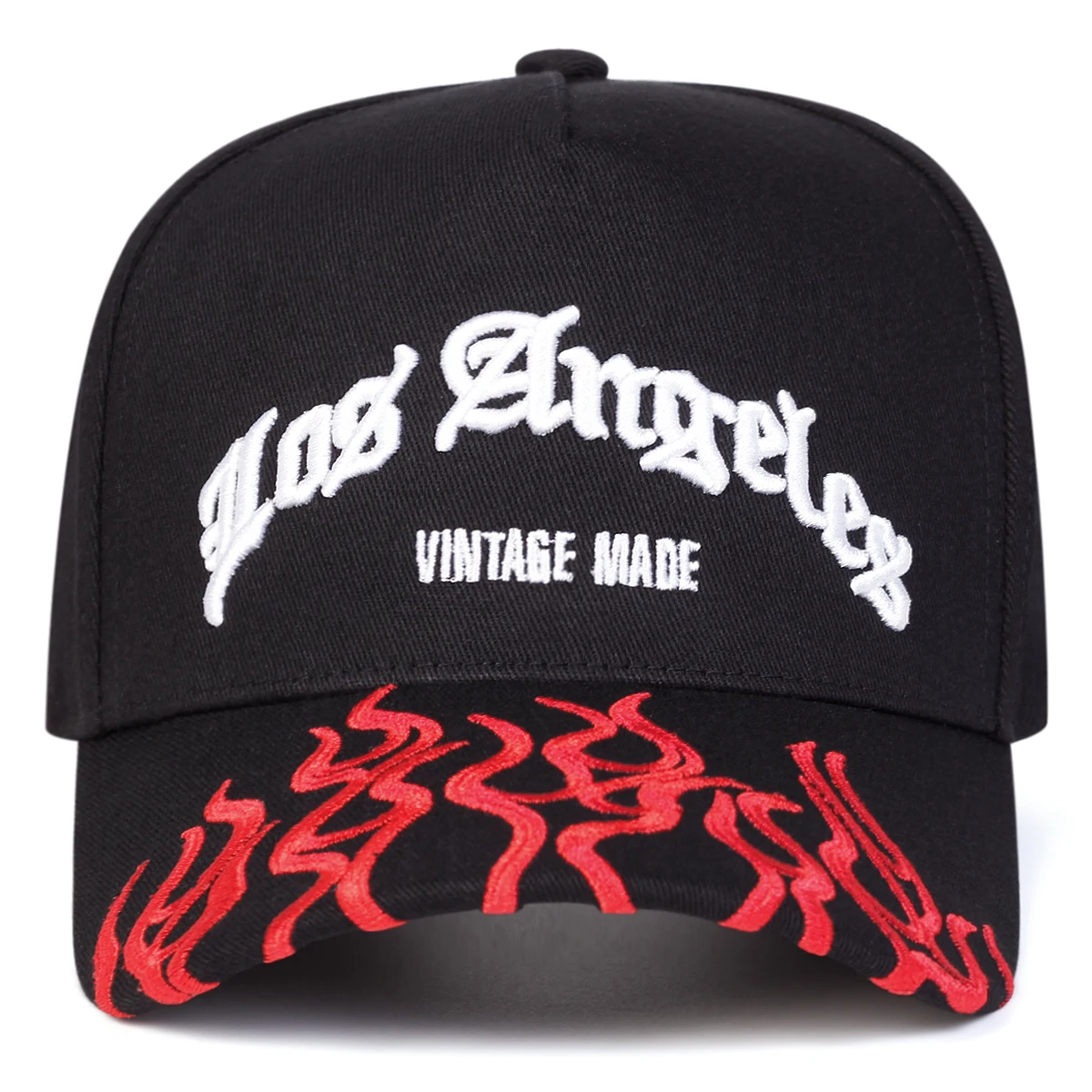 Unisex LOS ANGELES Flames Stickerei Baseball Caps Frühling Herbst Outdoor Einstellbare Casual Hüte Sonnenschutz Hut Sport Kappe – Detail 6