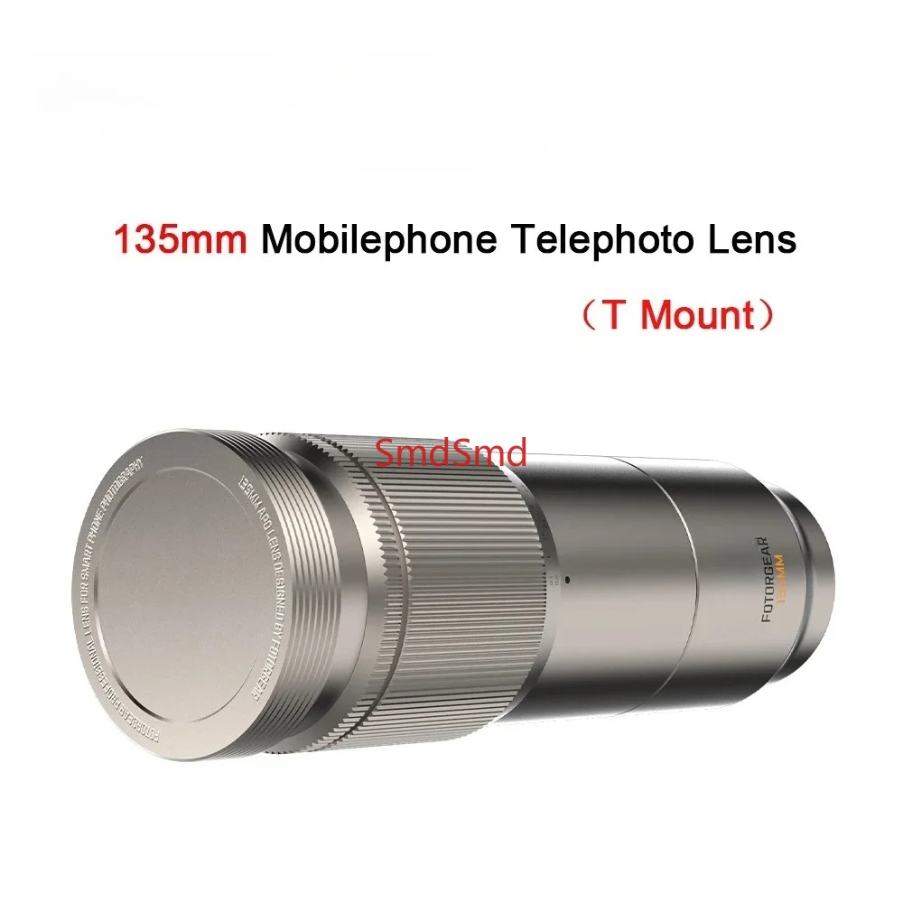 Fotorgear 135mm Mobilephone Telephoto Portrait Lens External macro T Mount Lens