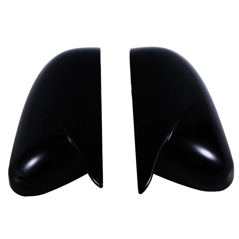 

1 Pair Car Rearview Mirror Cover Parts Reverse Caps Trim For KIA K2 KX Cross 2017-2023 Glossy Black-ABQF