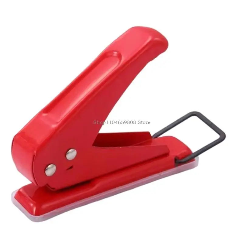 Single Hole Puncher 1/4Inch Ergonomic Metal Paper Punchers For Art Craft Project