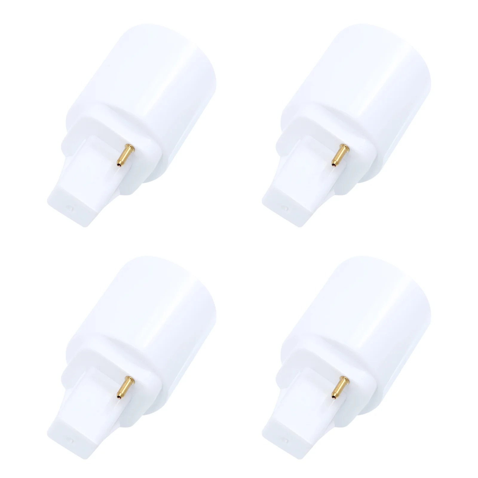 4 Pcs G24 G24d Conversion Lamp Head Lightbulbs Adapter Socket Converter Pin E26 Base