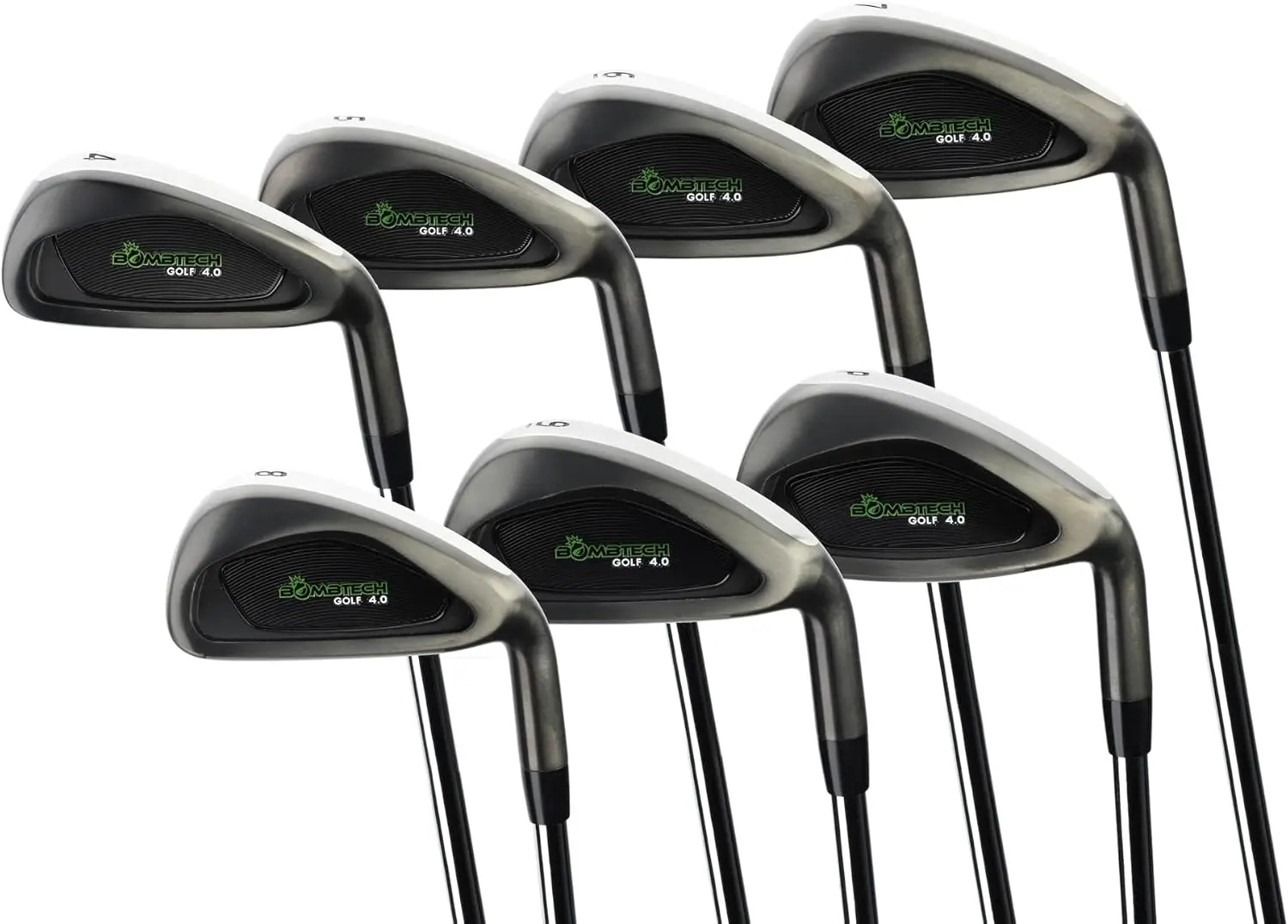 

Golf - Premium Golf 4.0 Iron Set - Right-Handed Irons Include 4, 5, 6, 7, 8, 9, PW - Easy to Hit Golf Irons