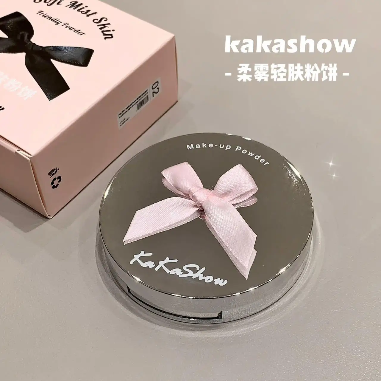 Kakashow Make-up Abbinde puder lang anhaltender Öl kontroll Concealer zartes und feuchtes weiches Nebel Make-up Abbinde puder