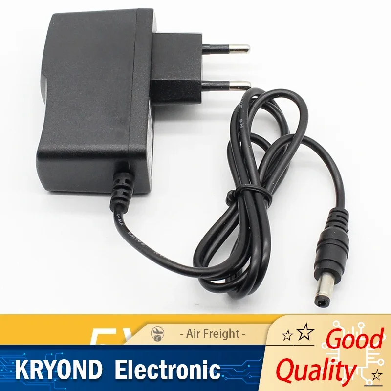 1PCS 5V2A New AC 100V-240V Converter Adapter DC 5V 2A 2000mA Power Supply EU Plug DC 5.5mm x 2.1mm