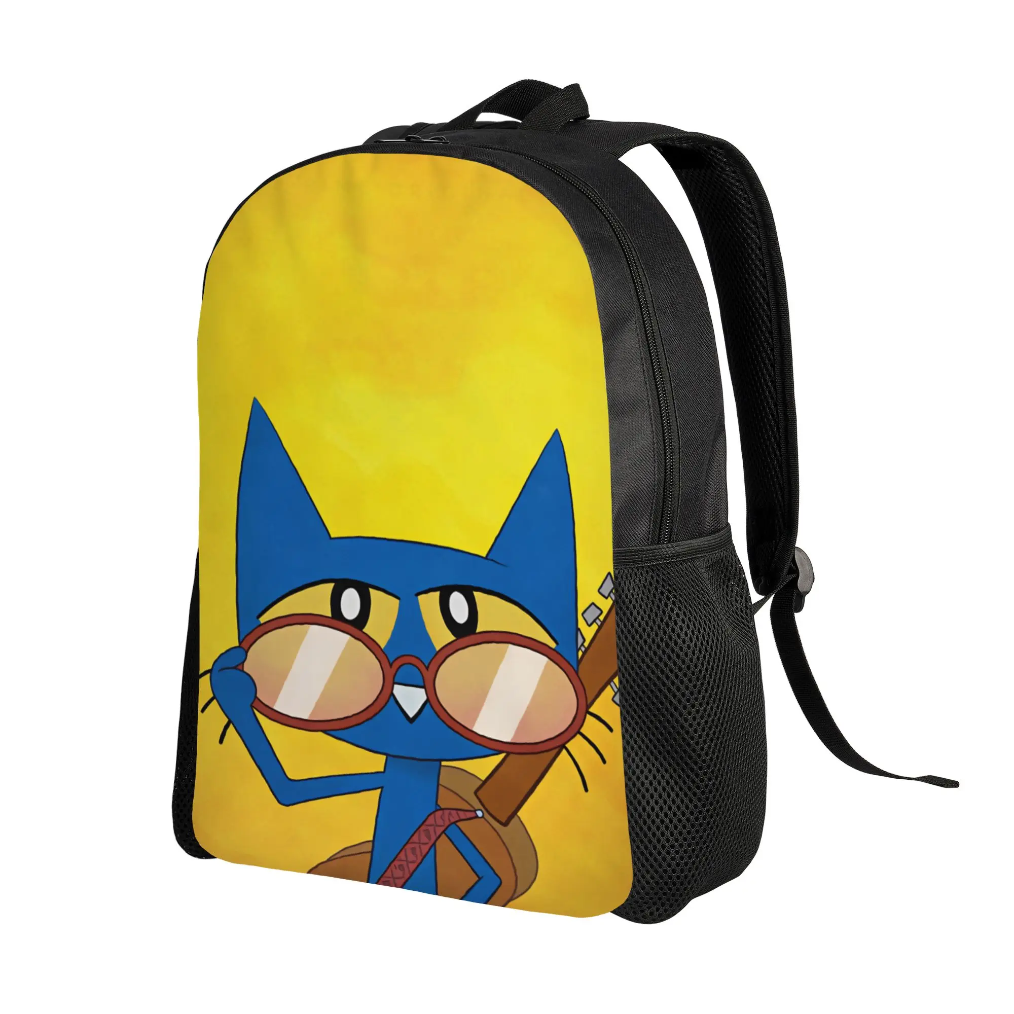 Pete The Cat  Backpack  University Backpacks Male Colorful Lightweight High School Bags Cool Rucksack