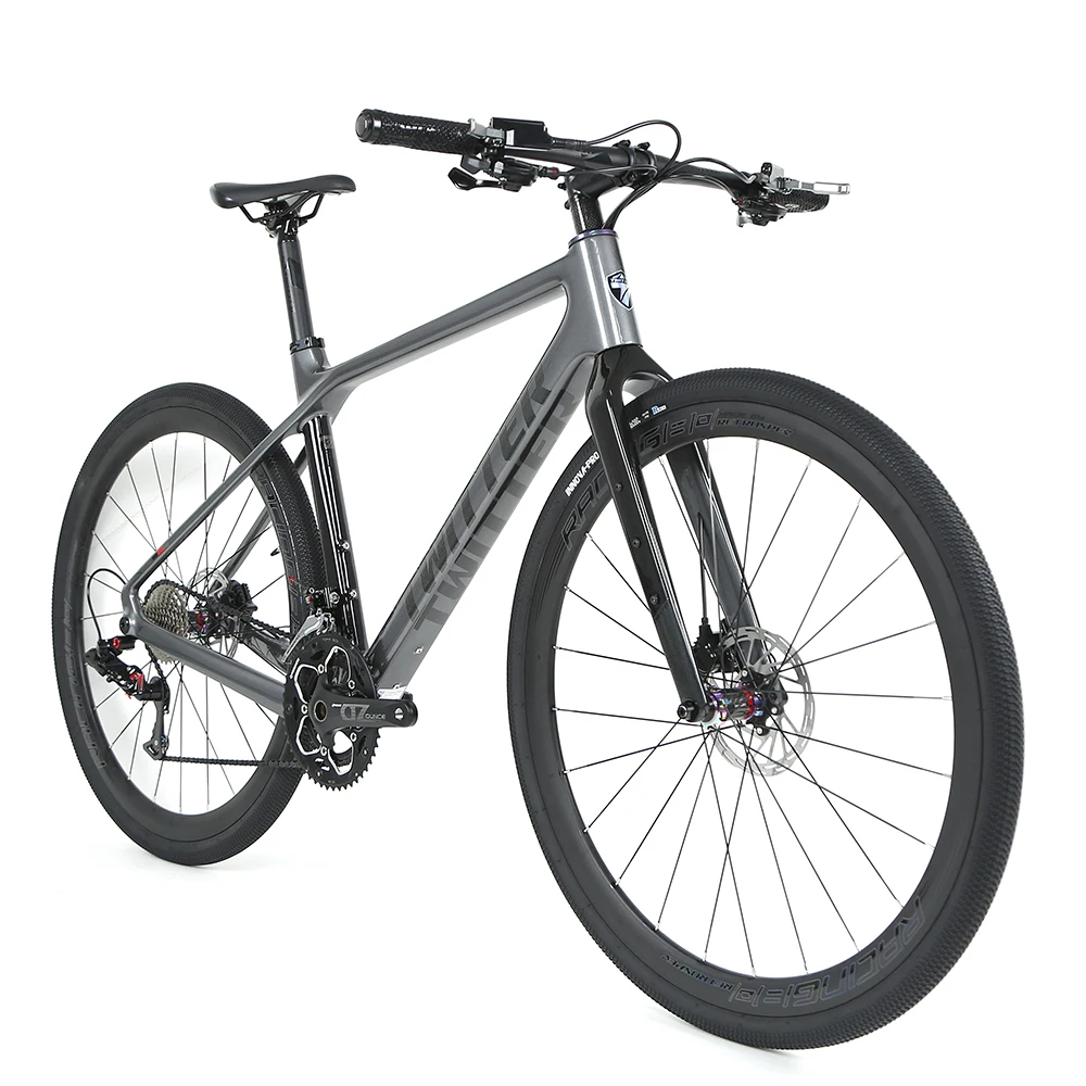 TWITTER Cheap Carbon Gravel Bicycle 700X38C 40C Sra m NX 11S off-road Flat Handlebar Bike With Full Hydraulic Disc Brake