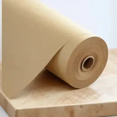 لفة ورق كرافت مادة تغليف الهدايا 1 لفة تصميم فارغ آمنة ممتازة لتقوم بها بنفسك تشكيلة زهور فنية ورق تغليف الهدايا