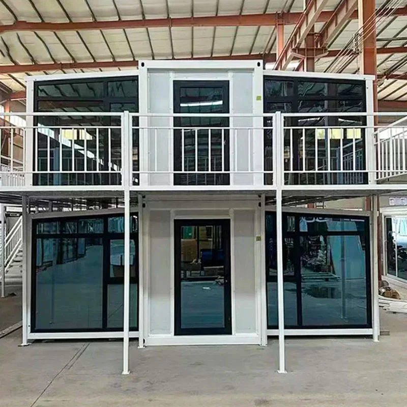 Expandable Container House 2 Story Modern Design  Tiny Homes Cabins Prefab Houses Prefabricated Building House For Sale
