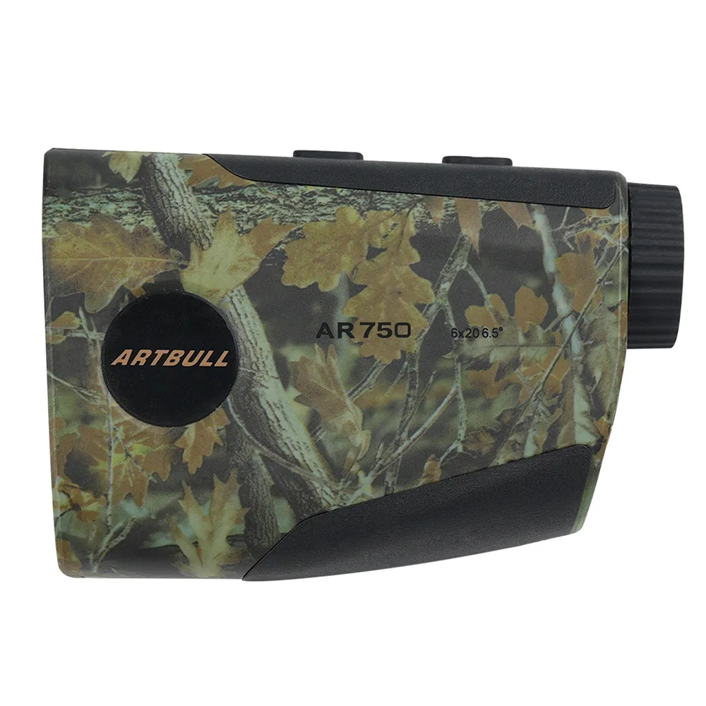 New Camouflage 750yard Laser Rangefinder Telescope Hunting Ranging Rechargeable Lock Flag Vibration Measurement