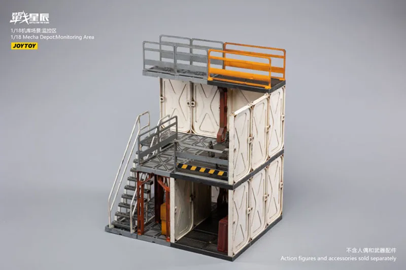 JOYTOY 1/18 Scale Mecha Depot:Monitoring Area Diorama Background Scene Props Fit 3.75'' Action Figure Body Dolls