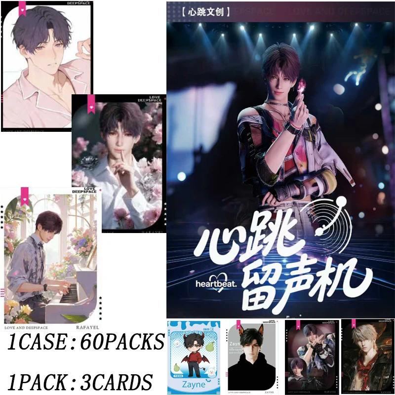 

180Pcs/Love Deepspace 63*88mm Size Trading Cards Booster Box Anime Girls Collection Game Rare UR SR SP Character Gifts