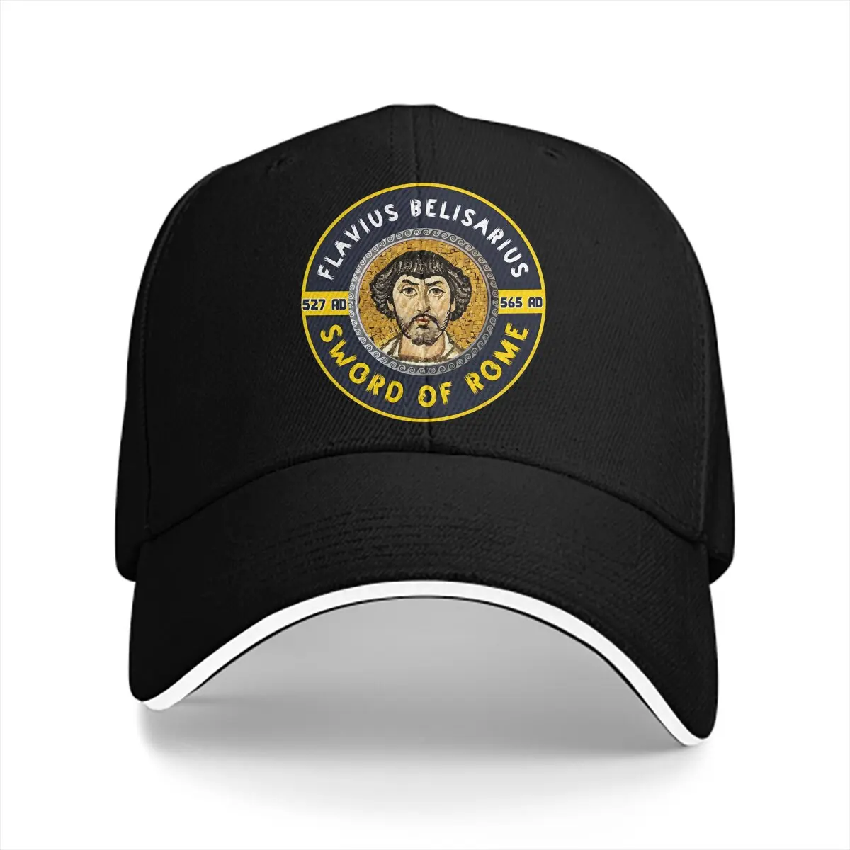 Ancient Rome Multicolor Hat Peaked Cap Belisarius Byzantine Millitary Commander Personalized Visor Protection Hats