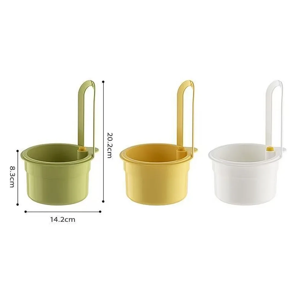 Sink Strainer Basket Automatic Food Waste Drain Basket Detachable Openable Bottom Cover Fruit Clean Rack