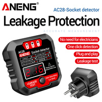 ANENG AC27/AC28 Socket Tester Voltage Test Socket Detector EU/US Plug arity Detector Voltage Tester Circuit Breaker Finder Tools