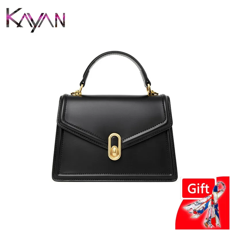 

High Quality Cowhide Women Top Handle Flap Cowbell Saddle Bag Luxury Design Genuine Leather Female Shoulder Tote Handbag Purse