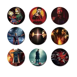 58mm Hot TV The Boys Pin Brooch For Clothes Hat Homelander Billy Butcher Brooch Badge for Backpack Accessories Decor Fans Gifts