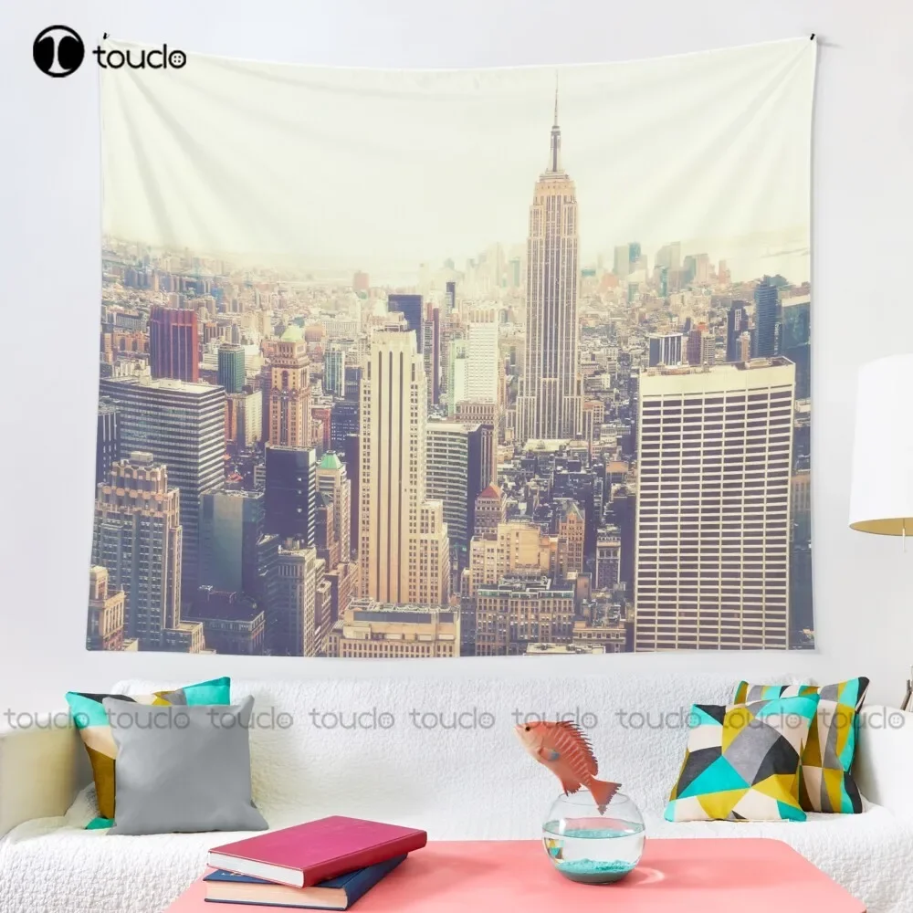 New York City Newyork Cityscape Skyline City Urban Tapestry Movie Tapestry Blanket Tapestry Bedroom Bedspread Decoration