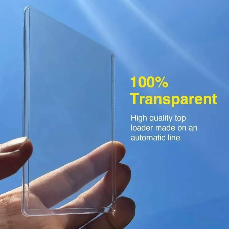 50-1PACK Toploaders Kpop Idol Photocard Sleeve Card Raccogliere Titolari 35PT Anti-graffio Gaming Trading Card Raccogliere Titolari Copertura