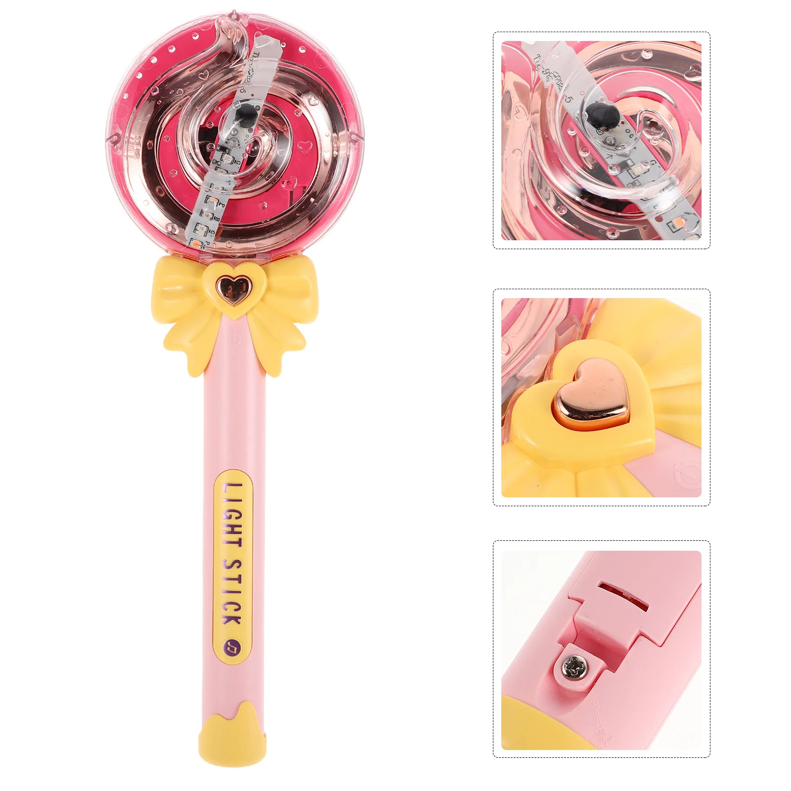 

Kids Light Up Fairy Lollipop Wand with Colorful Glow and Musical Sounds for Halloween Birthday Parties Playtime Festival