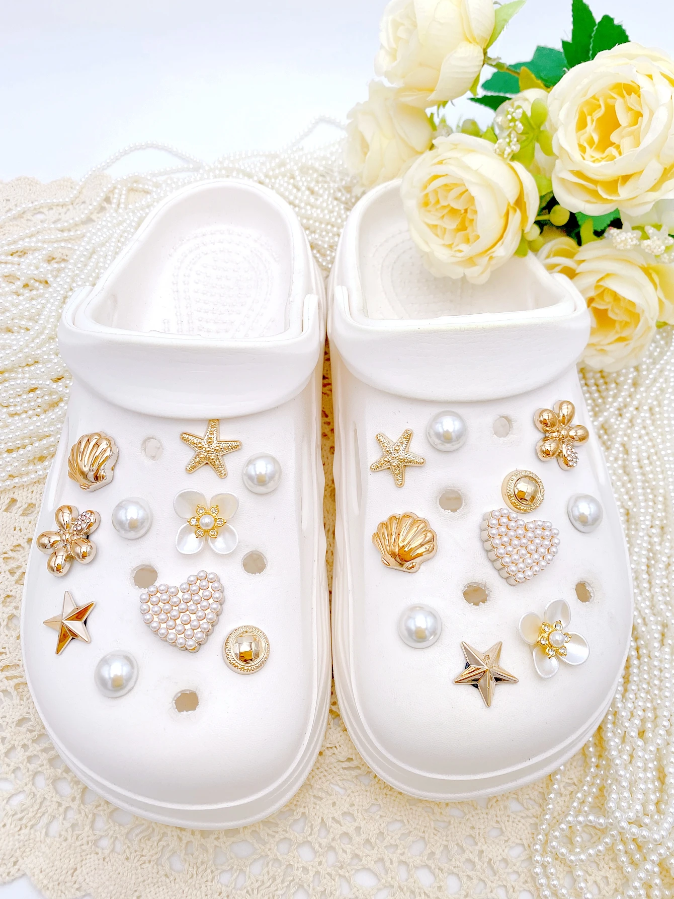 20-piece shoe decoration DIY casual shoe decoration - An interesting and multi-functional way to personalize your footwear