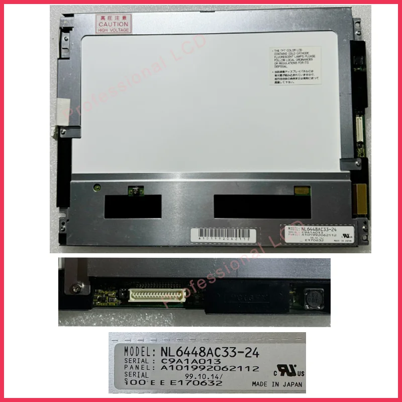 NL6448AC33-29 Original 10.4 Inch NL6448AC33-27 NL6448AC33-24 NL6448AC33-18 NL6448BC33-31 LCD Display Screen Panel 640*480