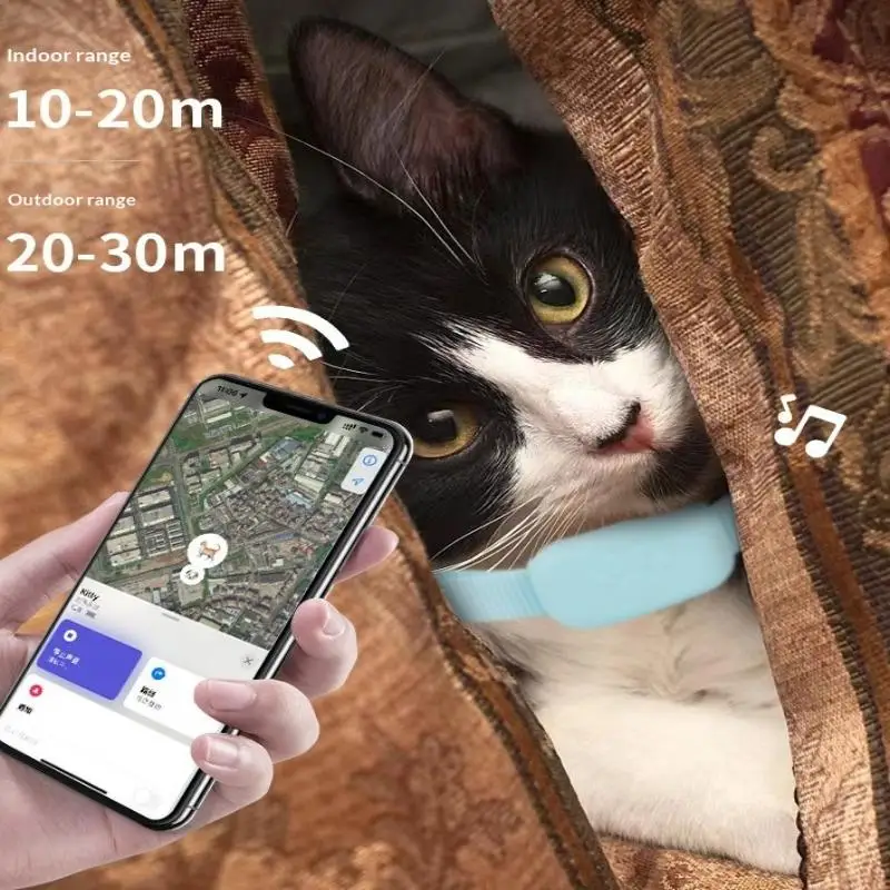 Pet Bluetooth GPS Tracker Dog Mini Tracking Movement Alert Collars Anti Lost Tracker For Cats And Puppies Remote Global Locator