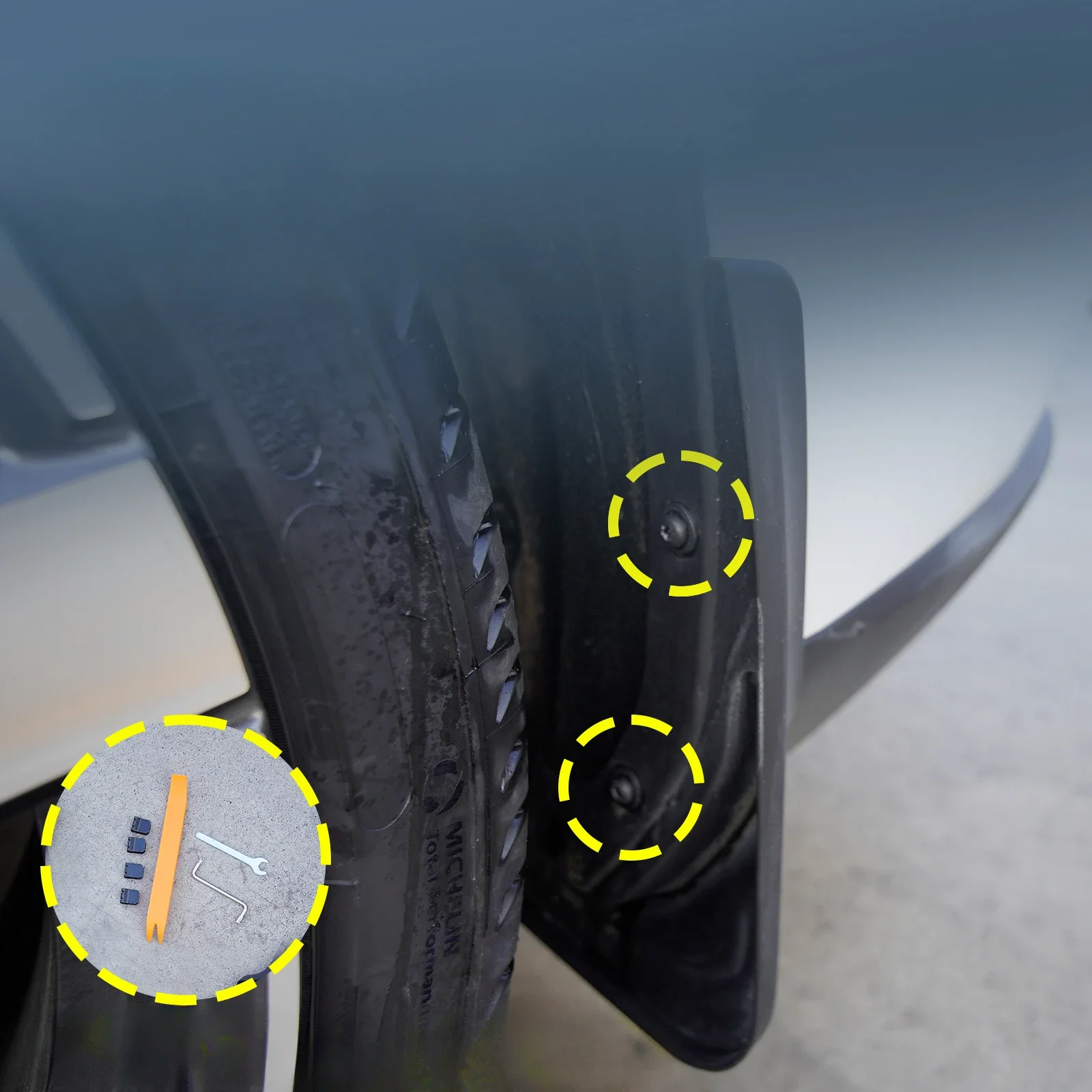 

Автомобильное крыло, оригинальное неразрушающее для XPENG Xiaopeng MONA M03, переднее и заднее колесо, специальные аксессуары для модификации продукта